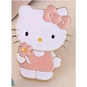 HELLO KITTY Enamel Lapel Pin Brooch (BRAND-NEW & SUPER CUTE!)